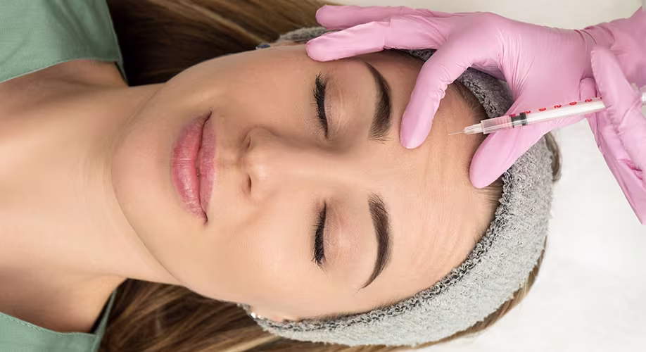 تزریق بوتاکس پیشانی