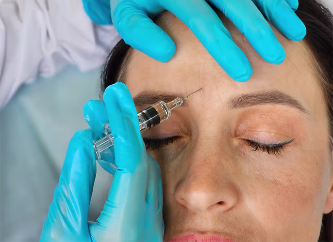 تزریق بوتاکس خط اخم تهران